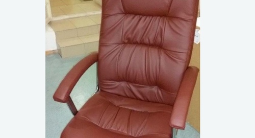 Обтяжка офисного кресла. Костерево